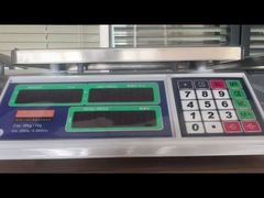 Arka Işıklı Bakkal Tartısı PC Yazıcı Bağlantısı Çift Tabla Yeşil LED